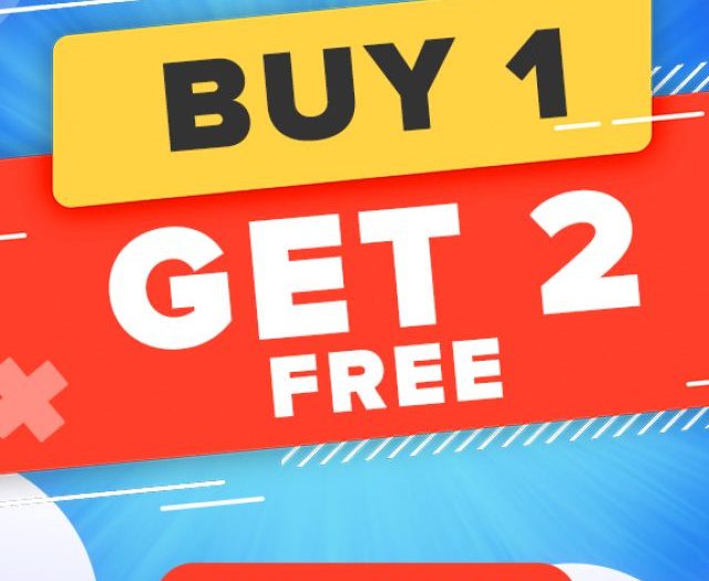 Buy 1 Get 2 Free