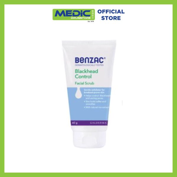 Benzac Blackhead Control Facial Scrub 60g