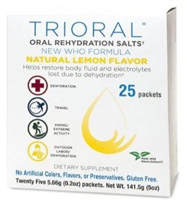 TRIORAL Natural Lemon w/Stevia Oral Rehydration Salts