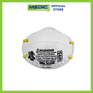 3M Disposable Particulate Respirator 8110S N95 Mask Small