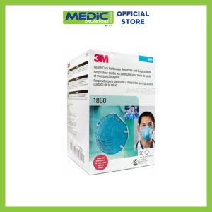 3M Health Care Particulate Respirator & Surgical Mask N95 1860 20s